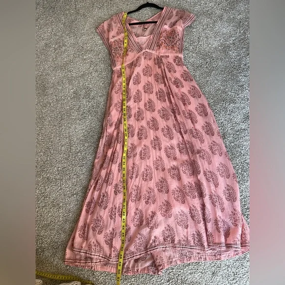 Free People Dusty Pink Floral Maxi Dress - Picture 5 of 10